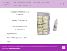 Tablet Screenshot of immler-nails-cosmetics.de